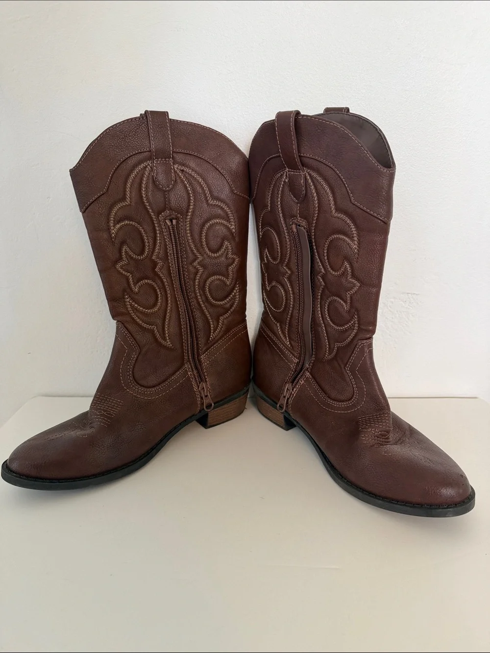 Cat & Jack Brown Western Cowboy Boots for Kids